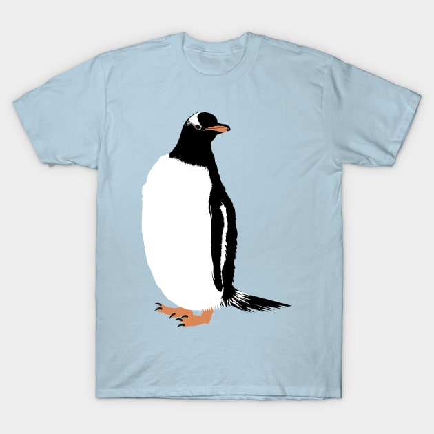 Gentoo Penguin T-Shirt by stargatedalek